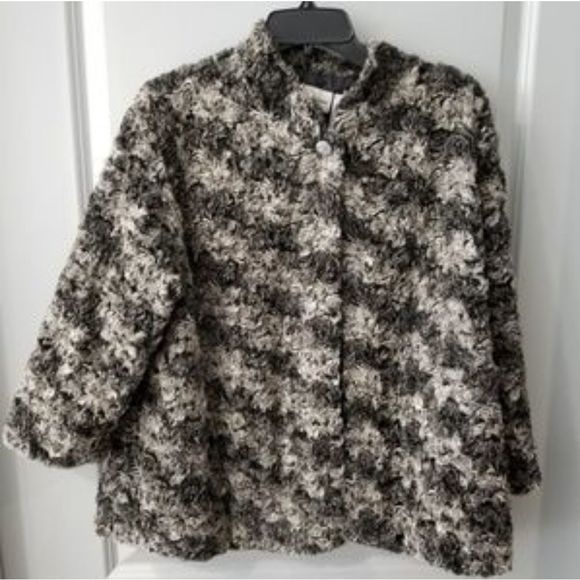 Alfred Dunner faux fur super‎ soft jacket - Picture 5 of 11